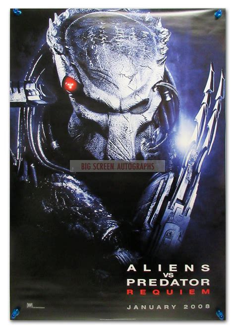 Alien Vs Predator Requiem one sheet poster | Big Screen Autographs