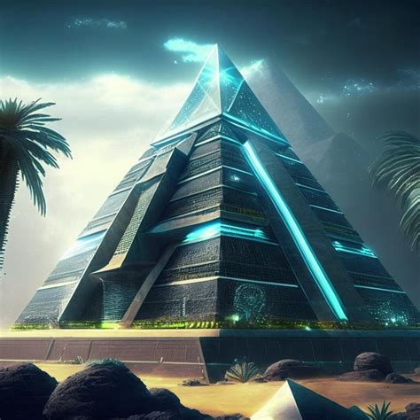 Futuristic Egyptian pyramid by Pickgameru on DeviantArt