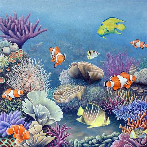 Coral Reef Watercolor Painting at GetDrawings | Free download