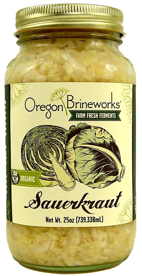 Amazon.com: Organic Raw, Fermented Classic Sauerkraut, 25 Oz Economy Size (1 Jar) : Grocery ...