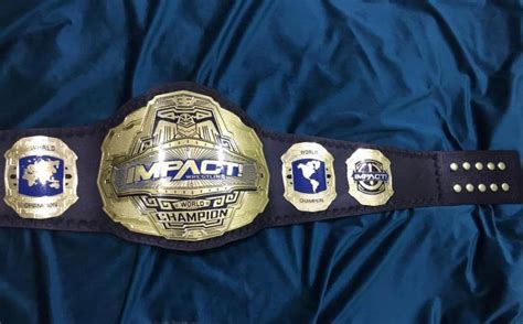 IMPACT WORLD CHAMPIONSHIP belt adult size | Etsy