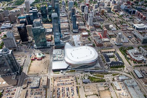 Aerial Photo | Edmonton Ice District