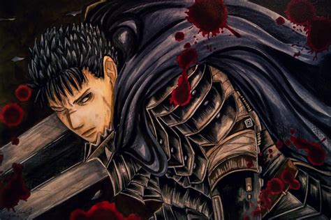 Art Trade: Berserk Fan Art - GUTS by Hallowie29 on DeviantArt