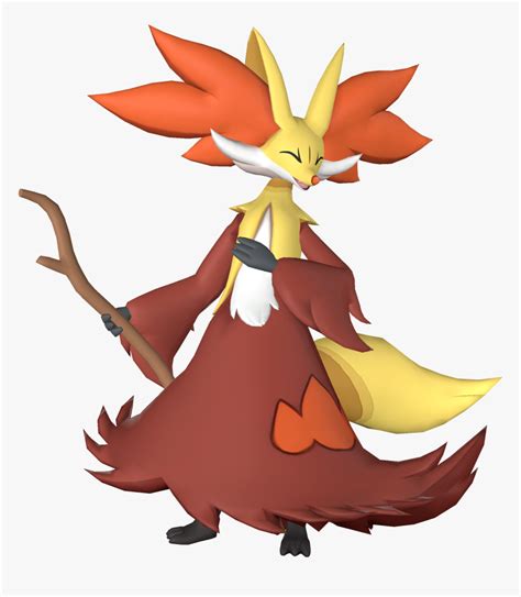 Delphox Shiny, HD Png Download - kindpng