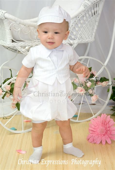 Boys Christening Romper with Vest - Christening Gowns-Baptism Boutique