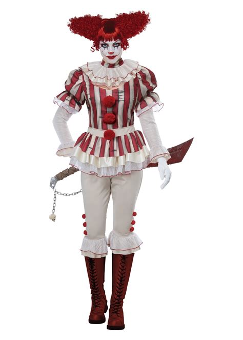 Sadistic Clown Women Costume - Scary Costumes