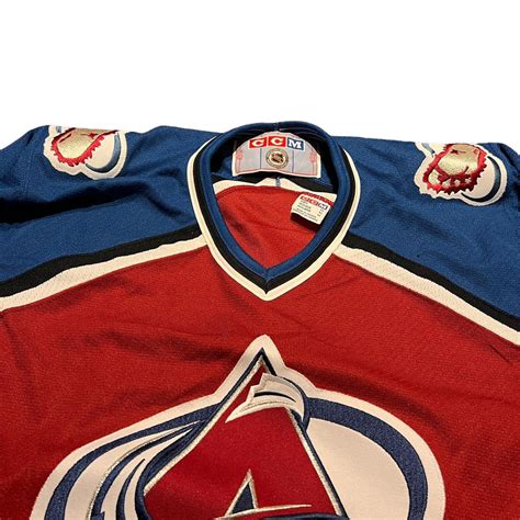 Vintage Colorado Avalanche Hockey Jersey authentic... - Depop