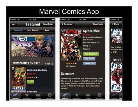 Marvel Comics App Character Texts