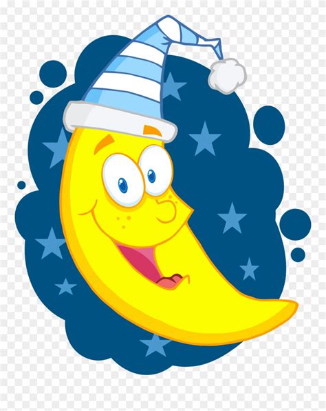 Night Clipart Clip Art - Happy Moon Clipart - Png Download (#21360) - PinClipart