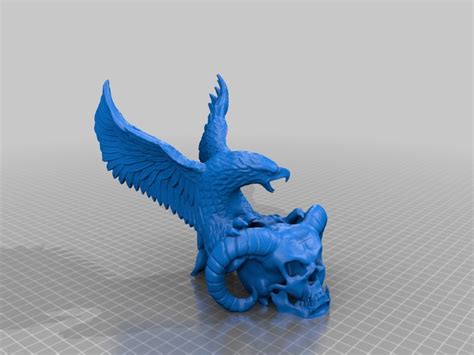 Devil skull & Eagle by Medelis3D | Download free STL model | Printables.com