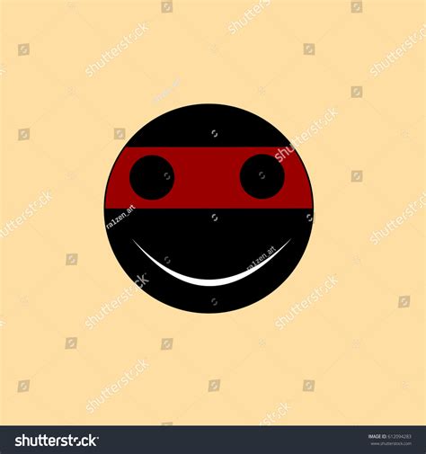 Nice Ninja Emoji Stock Vector (Royalty Free) 612094283 | Shutterstock