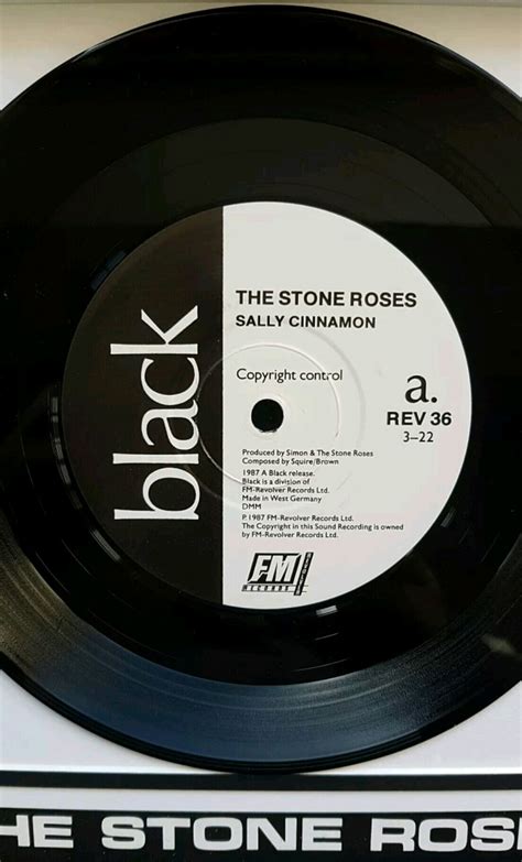 The Stone Roses-Sally Cinnamon-Framed ORIGINAL Record/Vinyl - Icon Republic