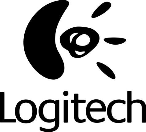 Logitech Logo Black and White – Brands Logos