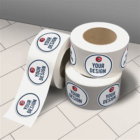 Custom Circle Sticker Rolls & Labels - Free Shipping