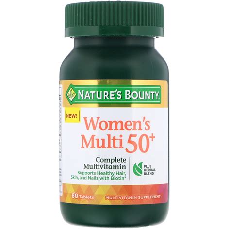 Nature's Bounty, Women's Multi 50+, Complete Multivitamin, 80 Tablets | By iHerb