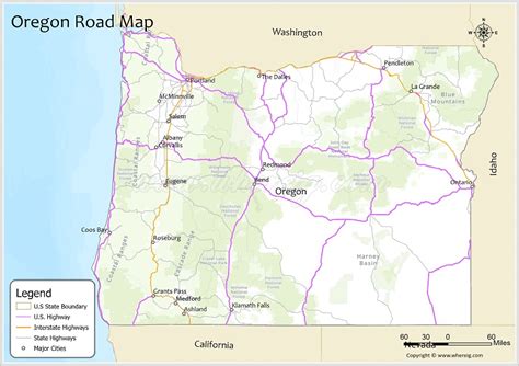 Oregon Map Highways - vrogue.co