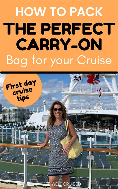 23 Essential Things to Pack in Your Cruise Carry-On Bag | Cruise, Cruise tips, Carry on bag