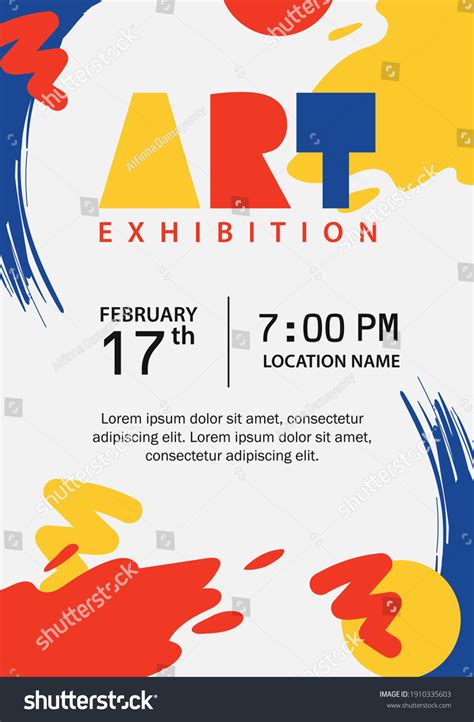 3,248 Art Exhibition Invitation Stock Vectors, Images & Vector Art ...