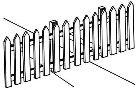 Picket Fence - ClipArt Best
