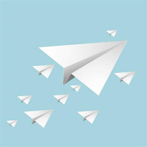 Paper airplanes designs vector leadership 26786216 Vector Art at Vecteezy