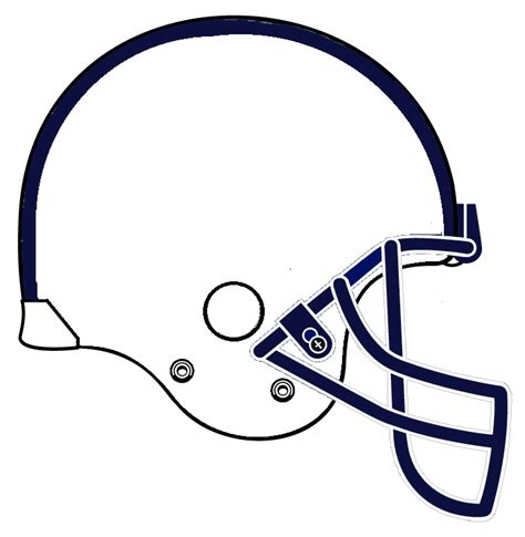 Plain Football Helmets - ClipArt Best