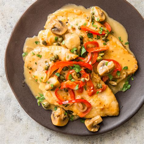 Chicken Scaloppini with Peppers and Mushrooms for Two | Cook's Country