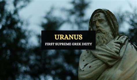 Uranus - First Supreme Deity of Greek Myth | Deities, Greek and roman mythology, Greek myths