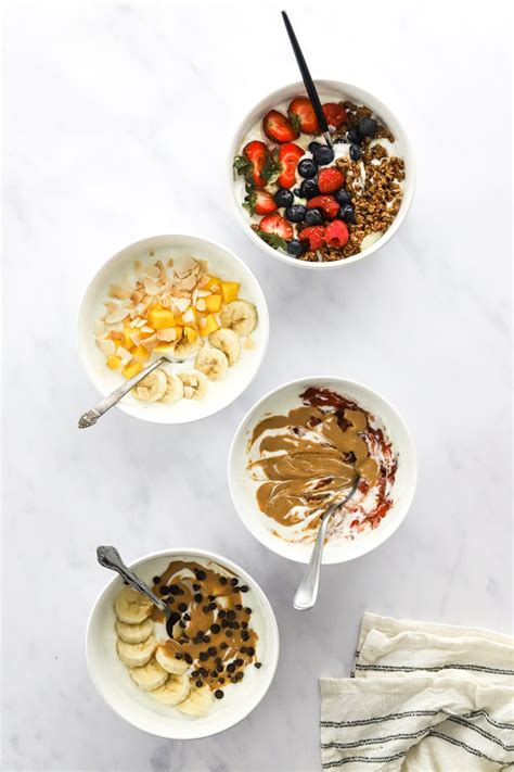 Yogurt Bowls (4 Ways) - Eating Bird Food