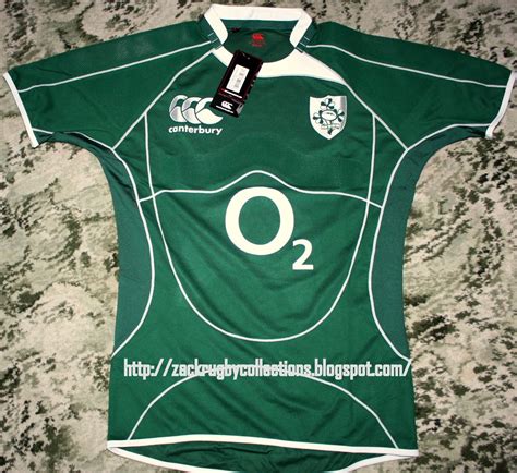 ZackRugby Collections®: Ireland Test Home 2008/2009 Rugby Jersey