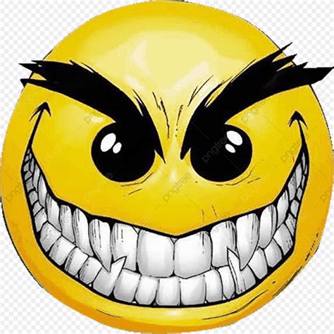 Evil Smiley, Evil, Smiley, Emoji PNG Transparent Clipart Image and PSD ...