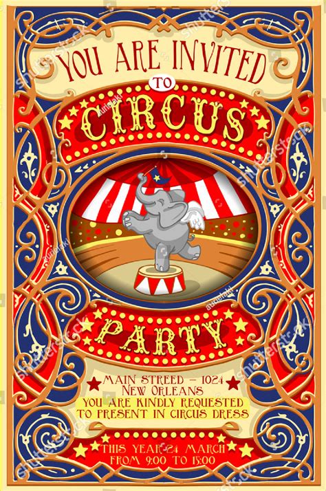 Circus Poster Templates - 23+ Free & Premium Download