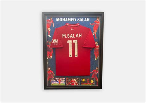 Mohamed Salah Signature Series Jersey Framed – WALL TO WALL PRINTS + MORE