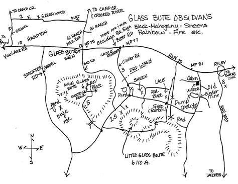 Glass Butte Oregon Map - Alvera Marcille