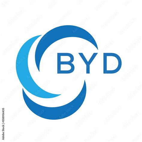 BYD Letter logo design template vector. BYD Business abstract ...