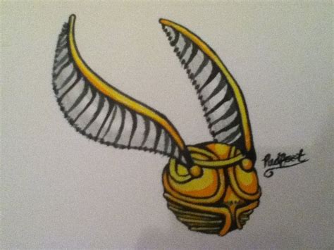 golden snitch drawing - Google zoeken | Harry potter tattoos, Harry potter snitch, Harry potter ...