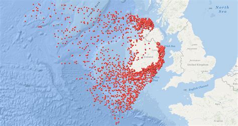 This Map Shows 3,554 Shipwrecks Around Ireland, And Most Are a Total ...