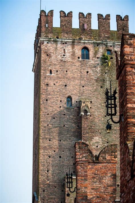 Brick Castles at Verona, Italy Stock Photo - Image of ancient, europe: 97324894