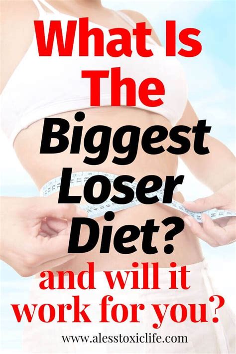 The Biggest Loser Diet Plan - | Biggest loser diet, Biggest loser diet ...