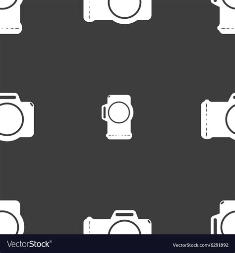 Photo camera sign icon digital camera symbol Vector Image