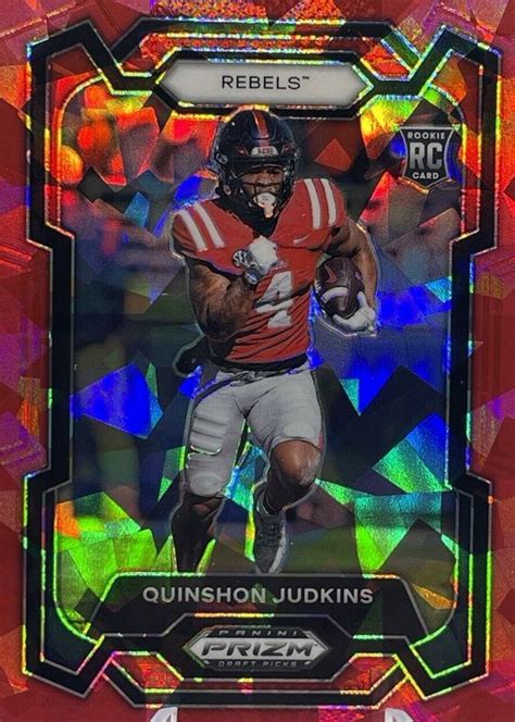 Quinshon Judkins 2024 Prizm Draft Picks #146 Red Ice Price Guide ...