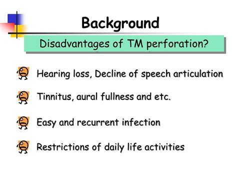 PPT - Innovative regenerative treatment for the tympanic membrane perforation PowerPoint ...