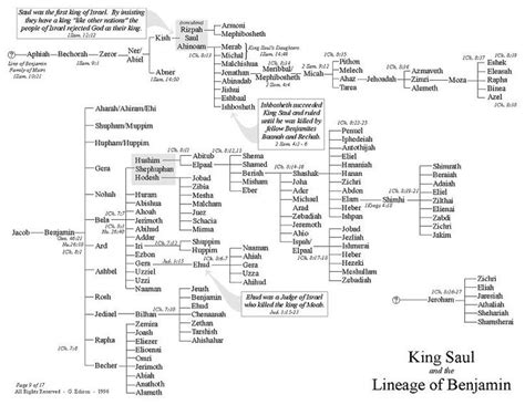 King Saul and the Lineage of Benjamin | Personal bible study, Bible ...