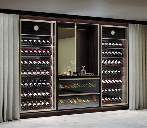 Wine Wall In Dining Room Feature Wall Vinomagna | Wine cellar, Wine cellar design, Wine closet