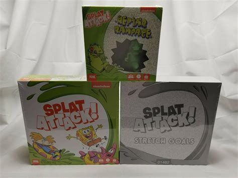 Nickelodeon Splat Attack! Board Game From IDW Kickstarter Exclusive With Goals! | #1995481320