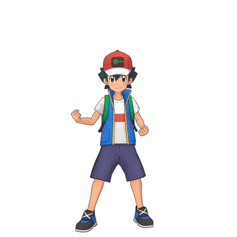 Ash wearing his Pokemon Journeys outfit by Advanceshipper2021 on DeviantArt