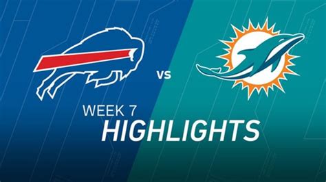 Week 7: Bills vs. Dolphins highlights