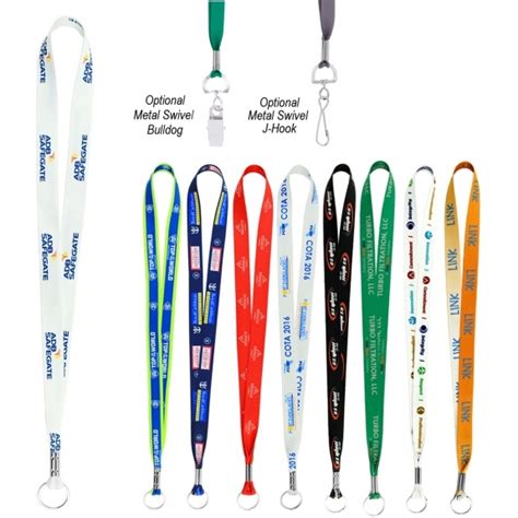 Full Color Polyester Satin Custom Lanyard - 0.75w | Promotiona