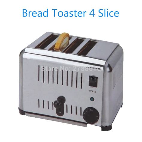 Household Automatic Bread Toaster 4 Slice Stainless Steel Bread Toaster ...