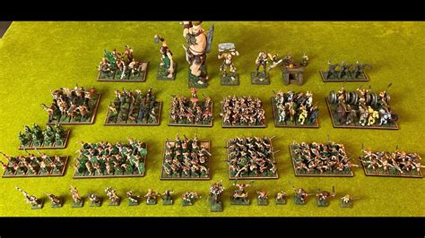 Warhammer Fantasy Albion Army Showcase - YouTube