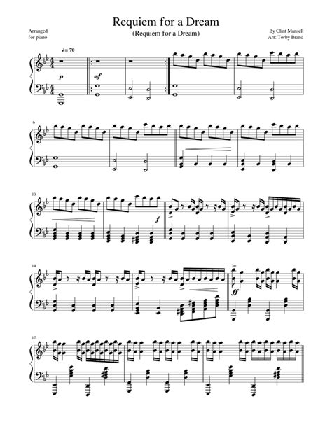 Requiem for a Dream (Easy) sheet music for Piano download free in PDF or MIDI